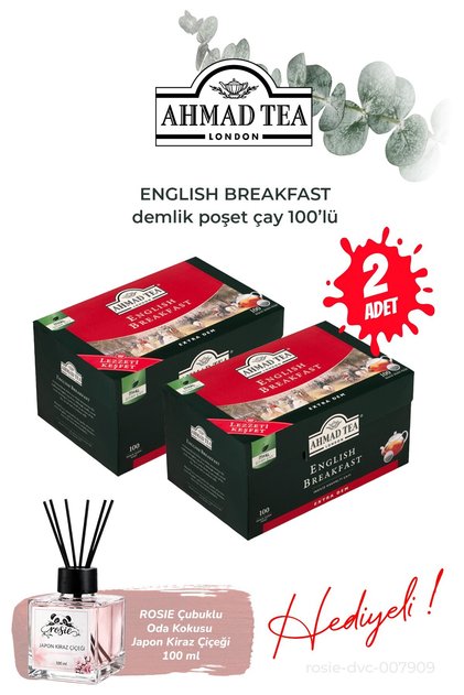 English Breakfast 100-Pack Teapot Bags 2 Packs and Room Fragrance