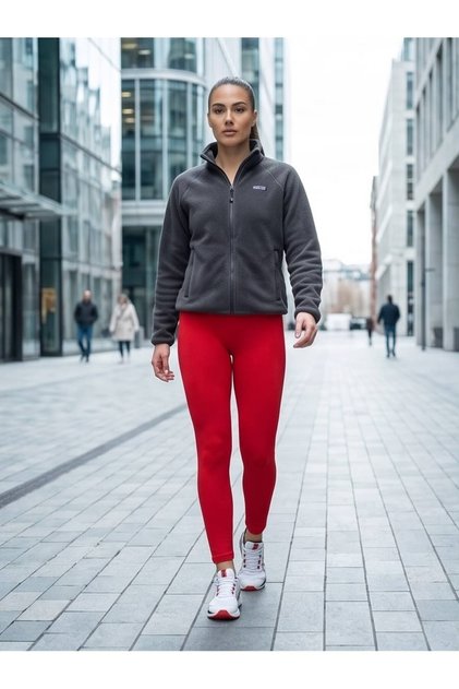 Knitwear High Waist Elastic Ribbed Leggings