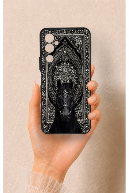 Tecno Pova Neo 2 Compatible Ethnic Horse Figure Patterned Silicone Case