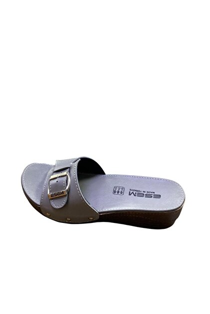 Women's Model Single Metal Buckle Slippers
