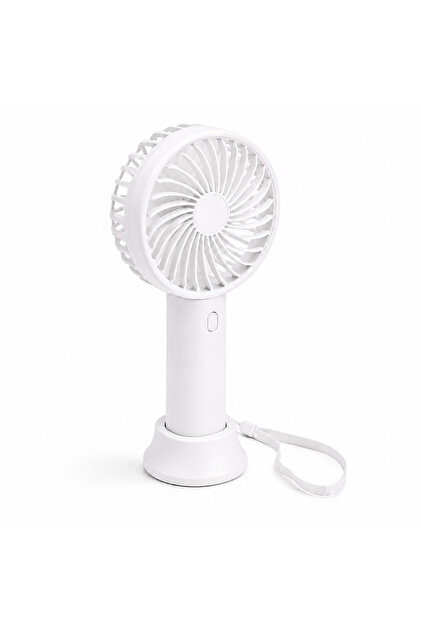 Mini ventilator portabil de mână cu suport și curea de mână – Reîncărcabil prin USB