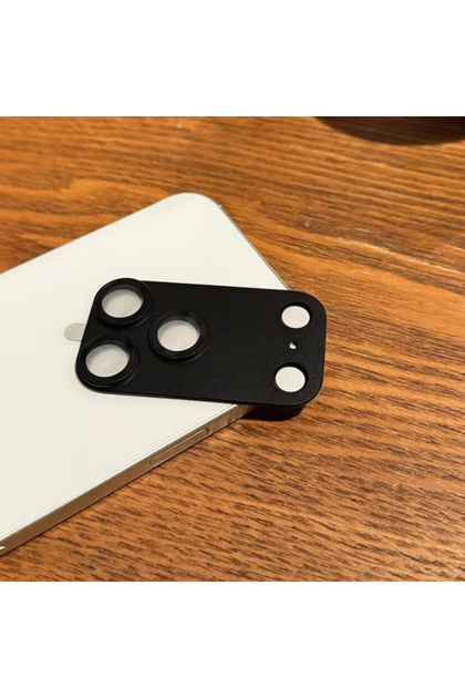 iPhone 18promax Original black Integrated Armor Metal Lens Protector Original Phone Color Compatible