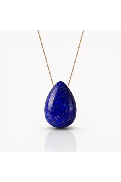 Intentions Collection 100% Natural Lapis Lazuli Necklace - the Stone of Creativity