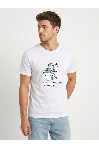 Toilet World - Going Nowhere Slowly Printed Tshirt