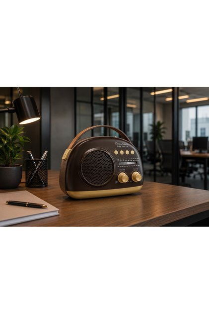 Taşınabilir Bluetooth Retro Radyo Arizona Serisi / Blue