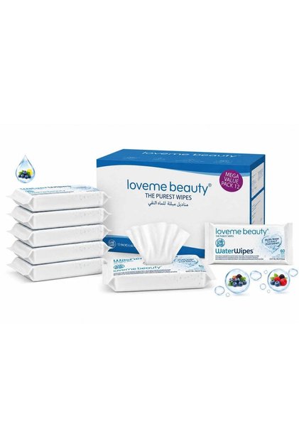 Baby Wipes 99.9% Water Alcohol and Fragrance-Free 720 Pieces