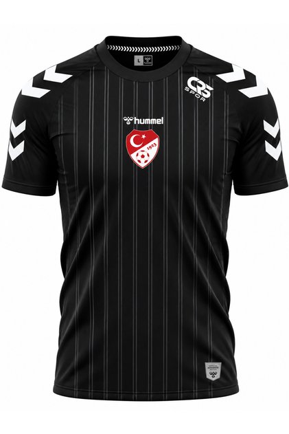 2026-27 TFF HAKEM ANTRENMAN T-SHIRT SİYAH-Çizgili