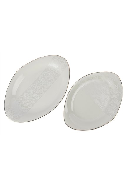 Pearl Mist 2li Oval Tabak 31cm 28cm