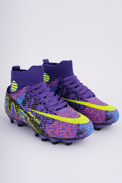 Men's Ankle Wrap Around Sockless Ergonomic Flexible Football Bootshoes