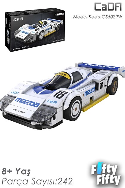Vagonlife Cada MAZDA 787B 1991-C55029w (242 Parça) Oyuncak Yapım