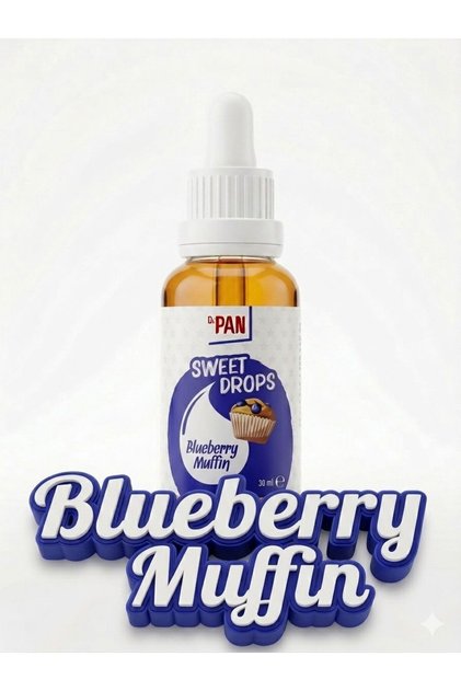 Dr.Pan Sweet Drops Blueberry Muffin (Yabanmersini aromalı sıvı Tatlandırıcı)