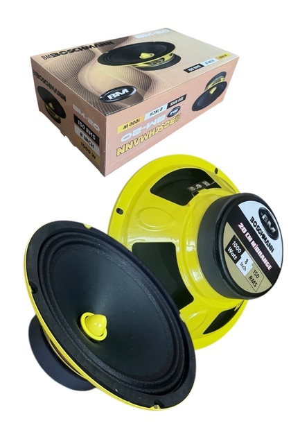 【20%OFF】5/31まで23,000→18,400円　Khago Boschmann Navigo 20 cm Midrange - 1000 WATT 150 RMS Kurşun Göbek