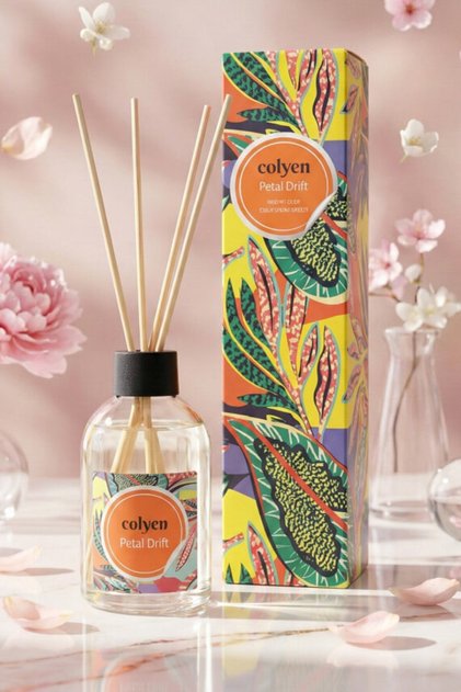 Petal Drift Çubuklu Oda Kokusu 100ml - Ferah ve Şık Tasarım, Uzun Süre Kalıcı Koku