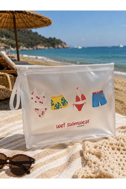 Transparent Wet Swimsuit and Bikini Bag-Waterproof with Zipper