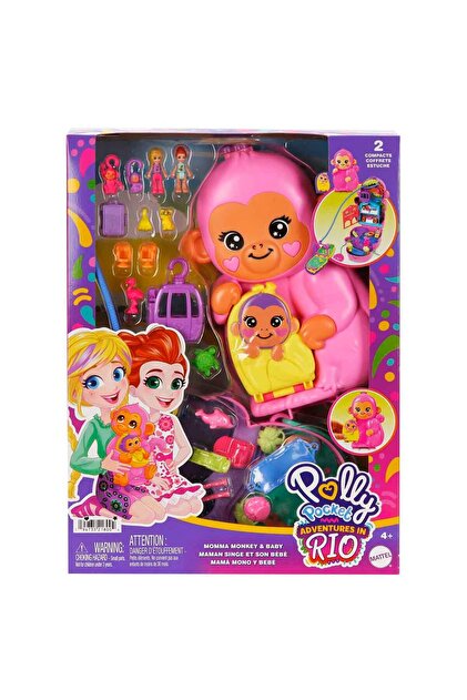 Polly Pocket Çanta Olabilen Micro Oyun Setleri GKJ63 - Momma
