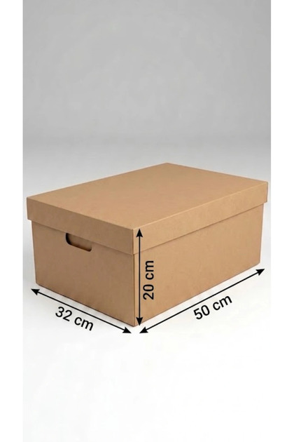 Arşiv Kutusu 32*50*20cm 3 Adet Çift Oluk (Kraft)
