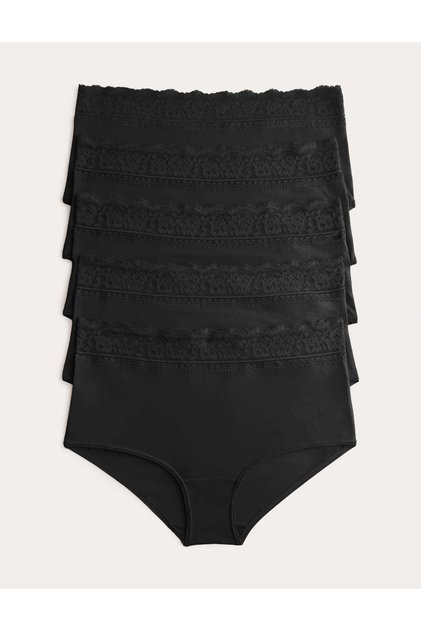 5'li Dantel Detaylı Short Külot Seti