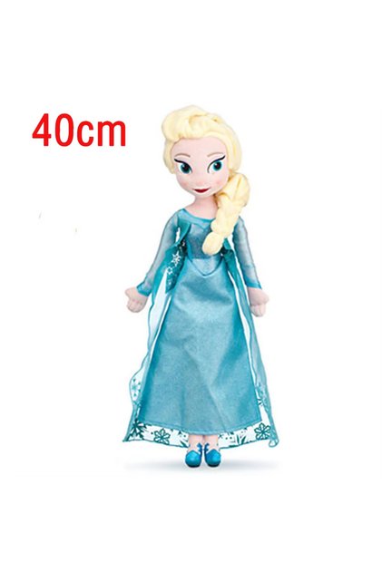40CM The Popular Animated Movie Frozen 30-50CM Plush Dolls Anna Princess Elsa Doll For Children Gir