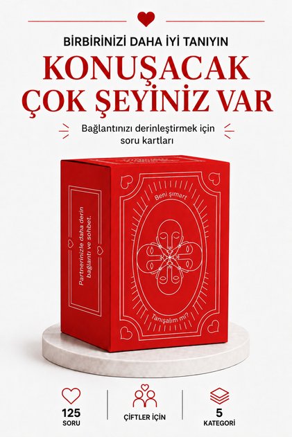 Çiftler İçin Romantik İlişki Soru Kartları - 125 Soru - Konuşma Kartları