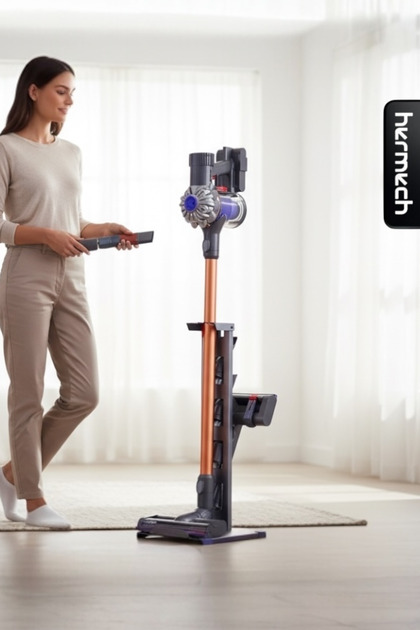 Süpürge Standı - TÜM MODELLERE UYUMLU ERGONOMİK KISA MODEL -