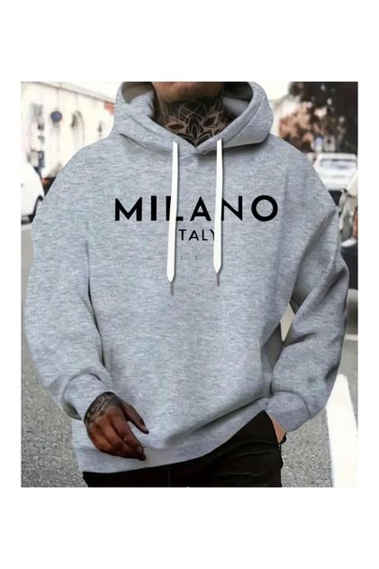 : Royal Silver Hoodie with a Comfortable Fit and Long-Lasting Print
