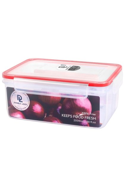2000 ml Double Lock Food Container, 9114