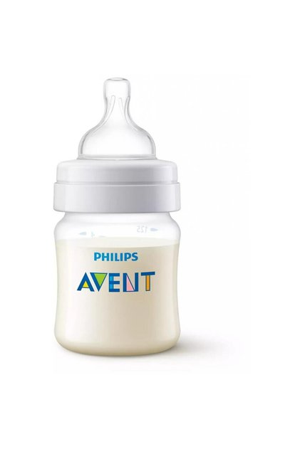Avent SCY100/01 μπιμπερό κατά των κολικών, 125 ml, θηλή πρώτης ροής, +0 μηνών, χωρίς BPA, εύκολο στον καθαρισμό