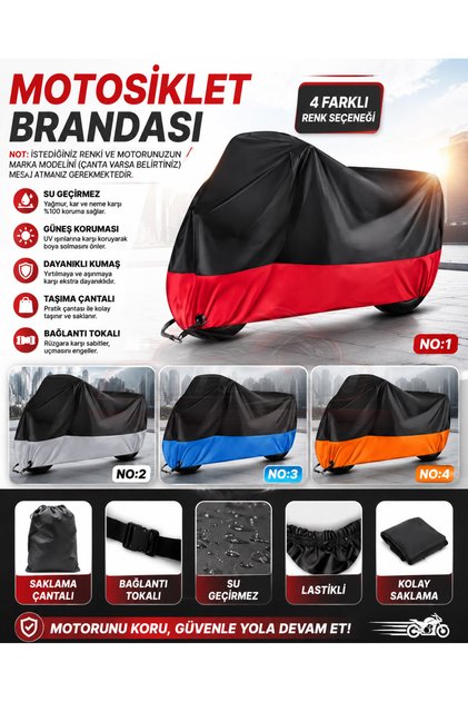 Arora Cappucino 50 Compatible Tarpaulin, Colorful Motorcycle Tarpaulin, Waterproof-Lock Compatible