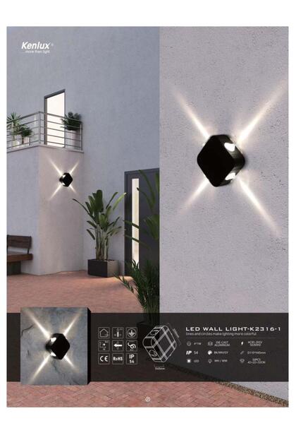 Four-Way Exterior Wall Applique