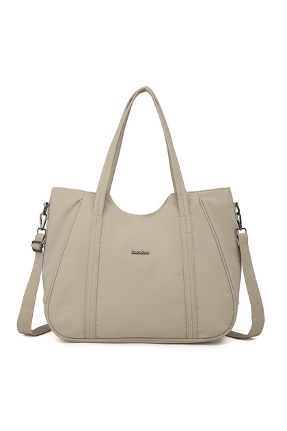 Mink Large Size Shopper Design Lightweight Fabric Women's Shoulder Bag