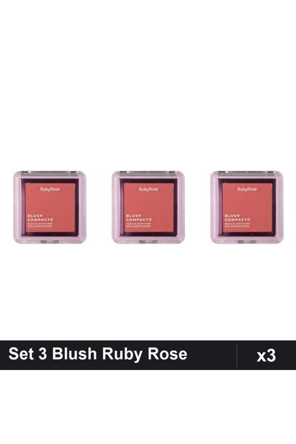 Set 3 Blush Compact BL 40, 7.3g, Fard Compact pentru Obraz