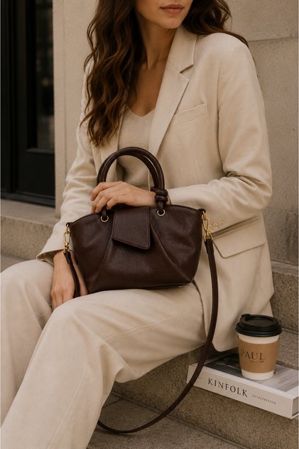 Lumi Soft Leather Women's Hand and Shoulder Bag