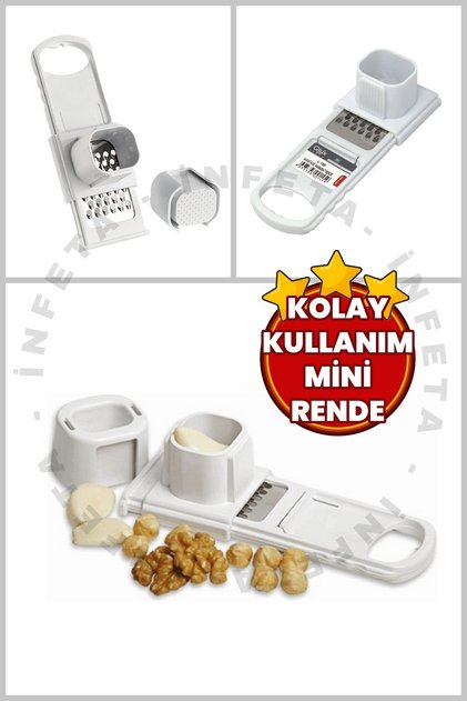 Practical Mini Grater, Does Not Cut Hands, Does Not Smell, Garlic Grater, Easy to Use Grater
