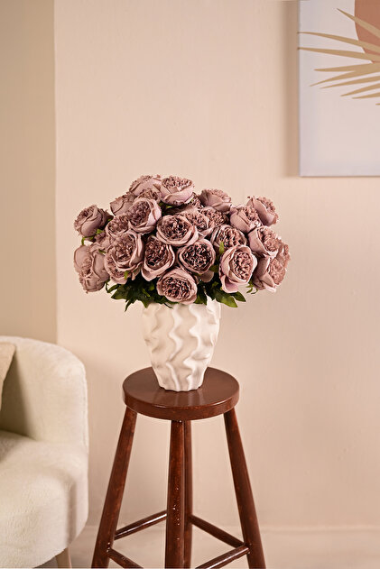 y.ç yapay çiçek marketim Pembe Premium Yapay Peony Şakayık Çiçeği