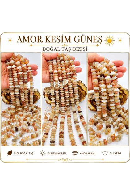 Amorphous Cut Certified Sunstone Natural Stone Array – Shiny Gold Reflective Collection Stone