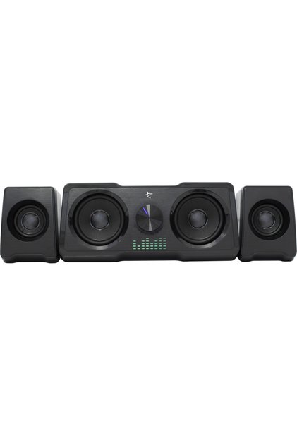 Σύστημα ηχείων PC MOOD GSP-968, 2.2 Κανάλια, 16W RMS (5W x 2 + 3W x 2), Φωτισμός LED Rainbow, Τροφοδοσία USB, Διασύνδεση ήχου 3.5 mm, Μαύρο