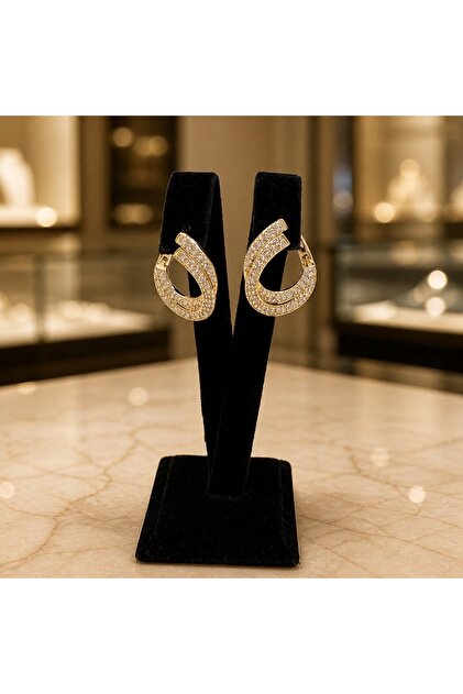 ALİSSA VİP XUPİNG KÜPE 14K GOLD KARARMAZ ALERJİ YAPMAZ