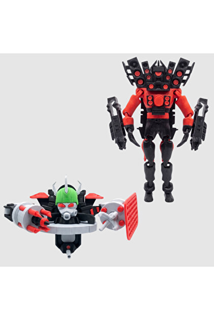 FigürDizayn Skibidi Toilet Astro Commander Ve Mega Titan