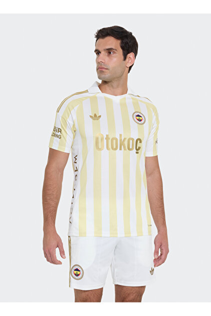 KE4425FEN A JSY Sarı Çizgili Normal Fit Erkek Forma