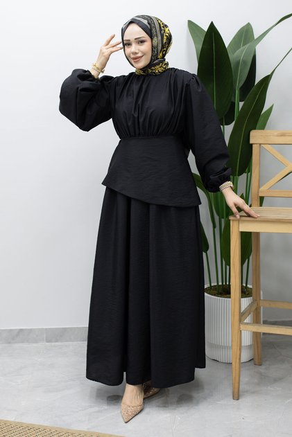 Sahra Mobile Belted Dress Tsd260237 Black