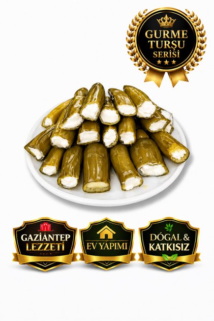 Peynir Dolgulu jalapone Biber Turşusu 350 gr