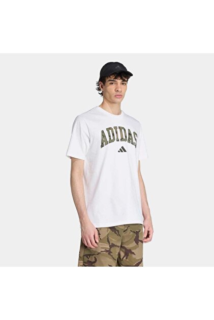 تي شيرت رياضي للرجال بنمط جرافيك من M Camo Script T KC7167