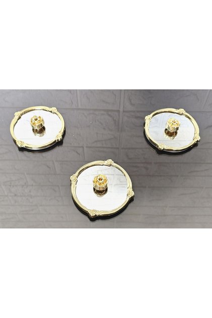 3 Pieces Small Elysia & Timeless Bowl Covers Suitable for 8.5 cm Mouth Diameter - Mix Rose Frame