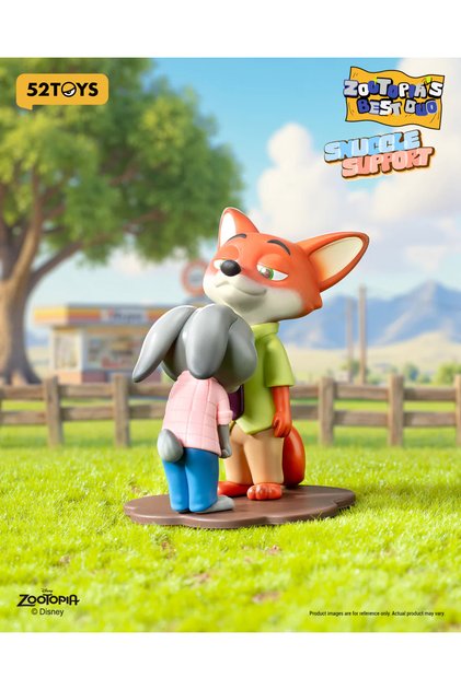 Zootopia Best Duo series, 1 random piece, figurine of trending Disney movie scenes