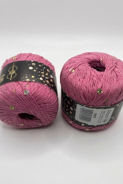Sultan Beaded String Series Pullim and Pearl Series Bandana Beanie Blouse String 1 Piece 50 Grams 100 Meters (Color: 2405)