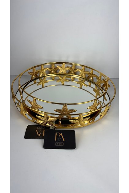 Set of 2 Mirrored Trays Girl's Wish Engagement Promise Presentation Tray Decorative Serving Tray Chocolate Tray Treat Tray