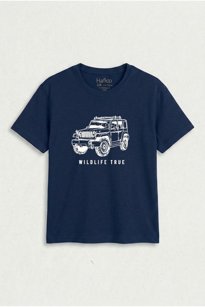 Boy's Jeep Car Printed T-Shirt