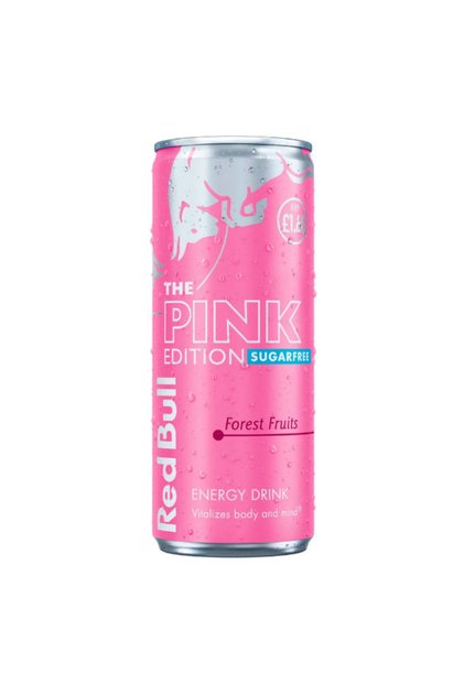 Bautura energizanta Pink Edition fara zahar, fructe de padure, 250 l