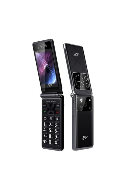 جوال Mobile SQ600 قلاب بشاشتين وشريحتين و 2300mAh بطارية | Medina Shop