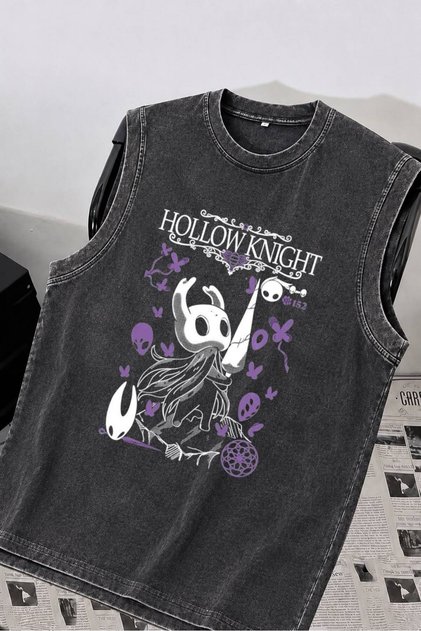 Hellow Knight Printed Washable Crew Neck T-Shirt